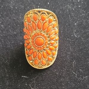 Lia Sophia "Persimmon" Ring Size 8